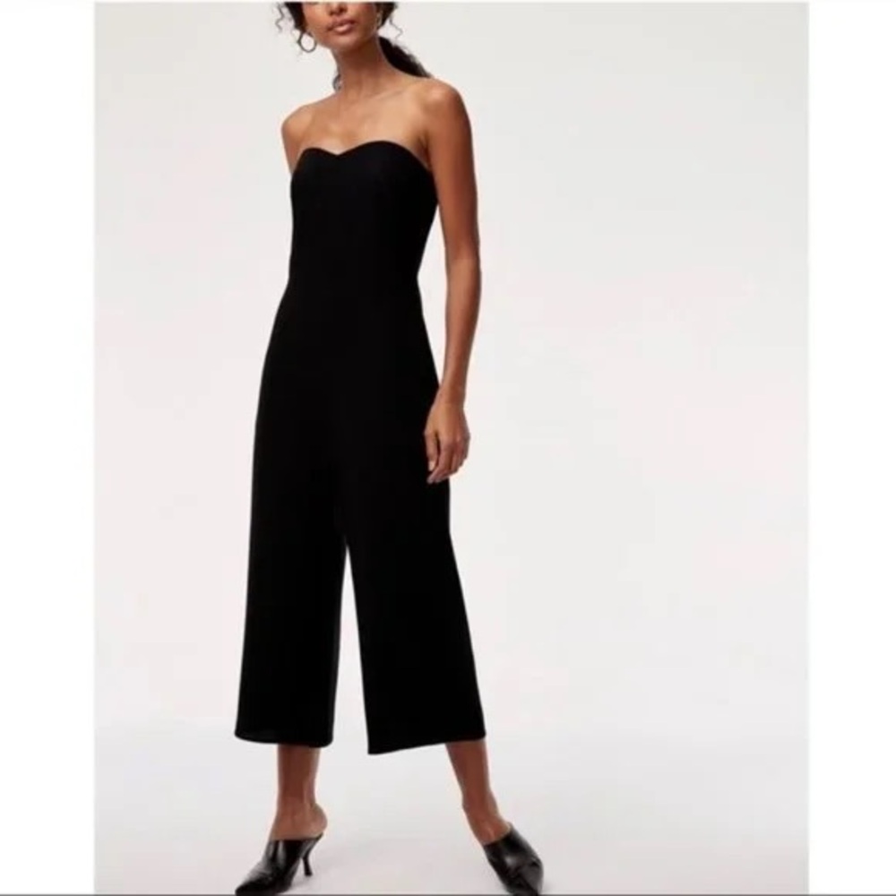 Babaton Roshan Cropped Jumpsuit Black 6
